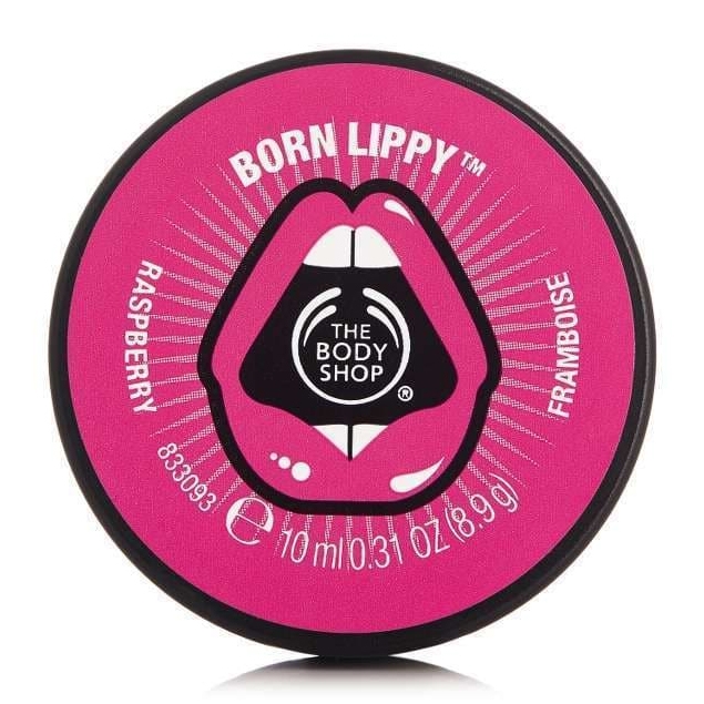 The Body Shop Born Lippy Pot Lip Balm – Raspberry (10ml)
