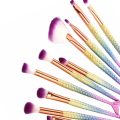 MAANGE 10Pcs Mermaid Makeup Brush Set