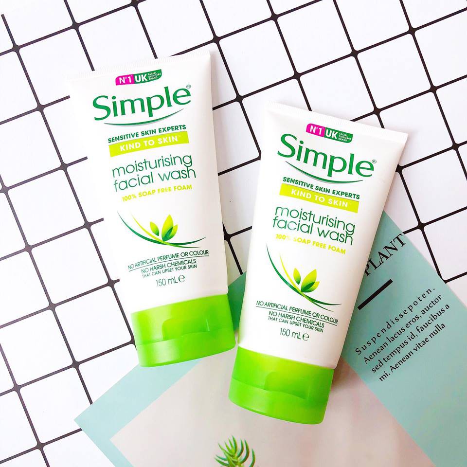 Simple Kind To Skin moisturizing Facial Wash