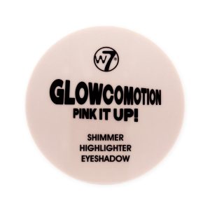 Glowcomotion can be used as a highlighter, shimmer or an eyeshadow. This handy, pink and highly pigmented compact comes with an internal mirror containing a super shimmering, highlighting powder with a subtle golden glow. With a highly pigmented formula, cause a makeup commotion with Glowcomotion. W7 Tip: Use across the top of cheekbones and up towards the temples to make features pop. For eye shadow, apply to the inner corners of the eye.