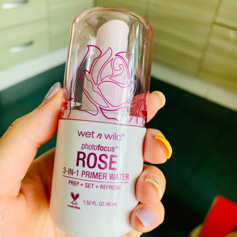 wet n wild photo focus rose 3 in 1 primer water