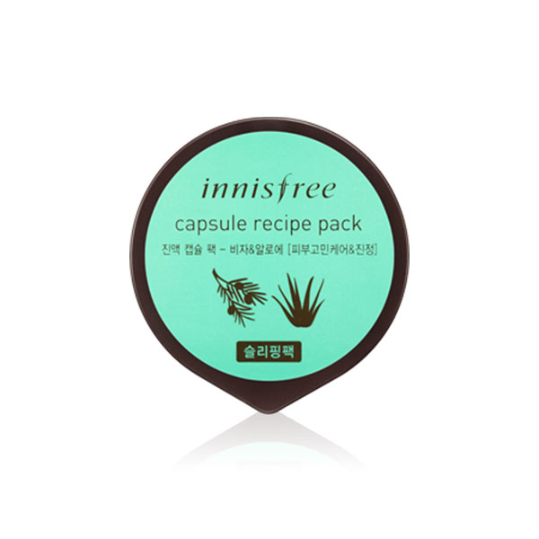 INNISFREE Capsule Recipe Pack- Bija & Aloe (Sleeping Pack)- 10ml