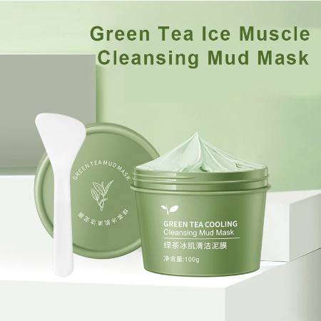 Natural Melody Mud Mask Cleansing Mask Green Tea Ice Muscle