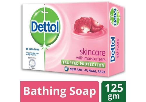 Dettol Soap Skincare Bathing Bar Soap-125gm