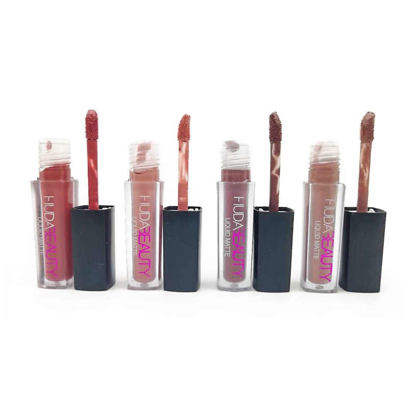 Huda Beauty Red Edition Liquid Lipstick - Set Of 4 Pcs