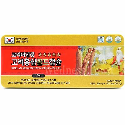 Korean Red Ginseng Gold Capsules 120 pcs