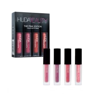 Huda Beauty Red Edition Liquid Lipstick - Set Of 4 Pcs
