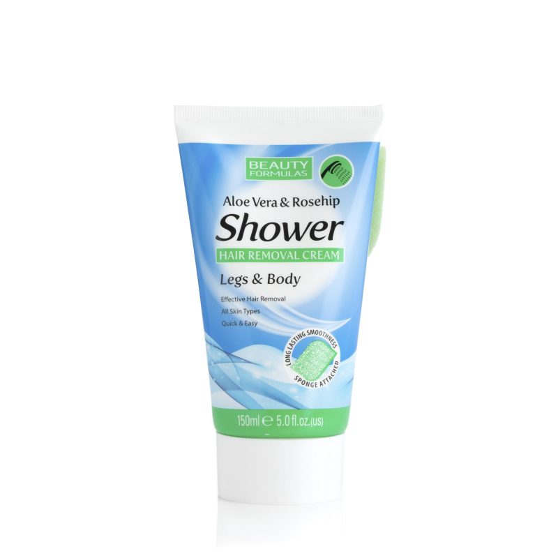 Beauty Formulas Aloevera & Rosehip Shower Hair Removal Cream (150ml)