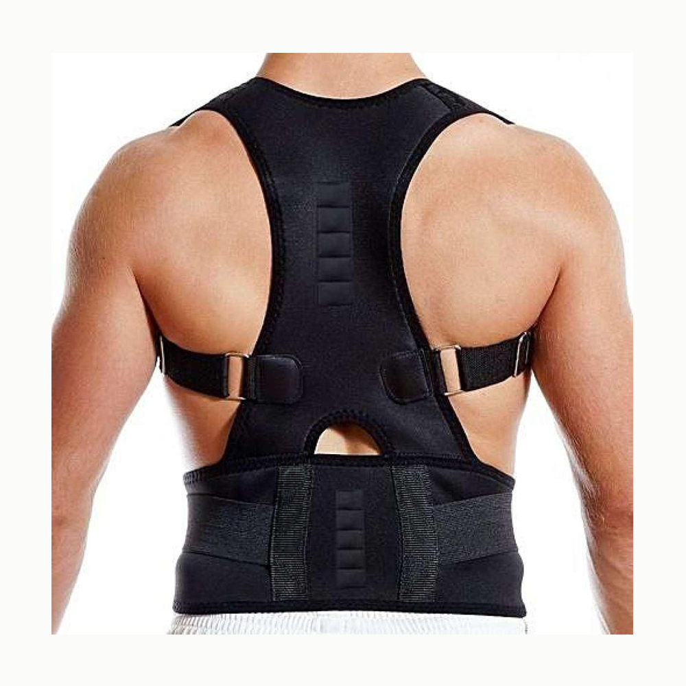 Buy Real Doctors Sweat Belt Posture Brace Shoulder Back Support Online ...