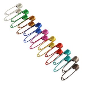 Colourful Stainless Steel Safetypin- 1pcs