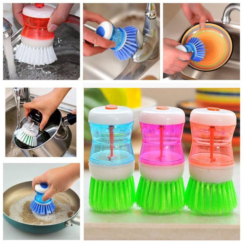 LALA Plastic Kitchen Cleaning Dish Brush