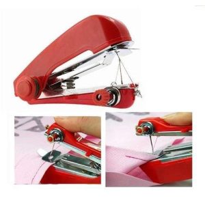 Mini Hand Sewing Machine - Red
