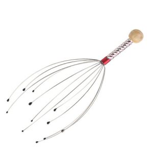 Stainless Steel Head Massager - Silver