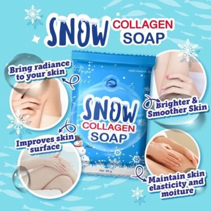 Snow Collagen Soap 80gm cloudshopbd