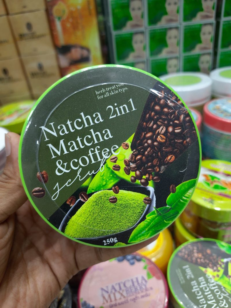 NATCHA 2 IN 1 MATCHA & COFFEE SCRUB