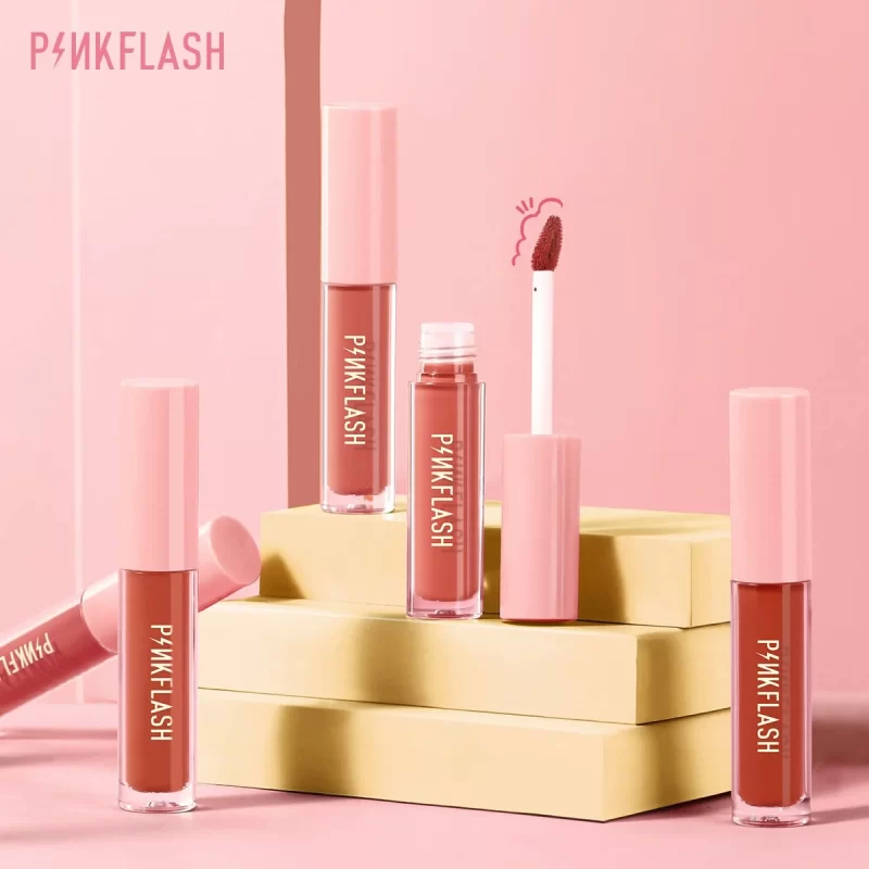 PINK FLASH Matte Waterproof Liquid Lipstick (PF-L01) cloudshopbd