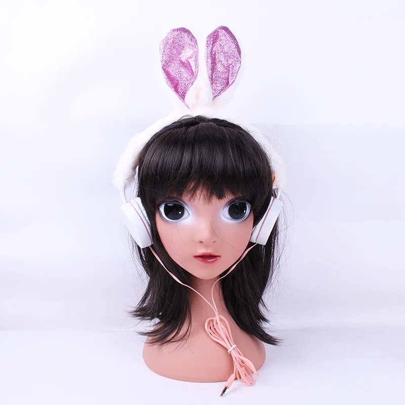 Fashionable cute Rabbit ears color headphones Cloudshopbd