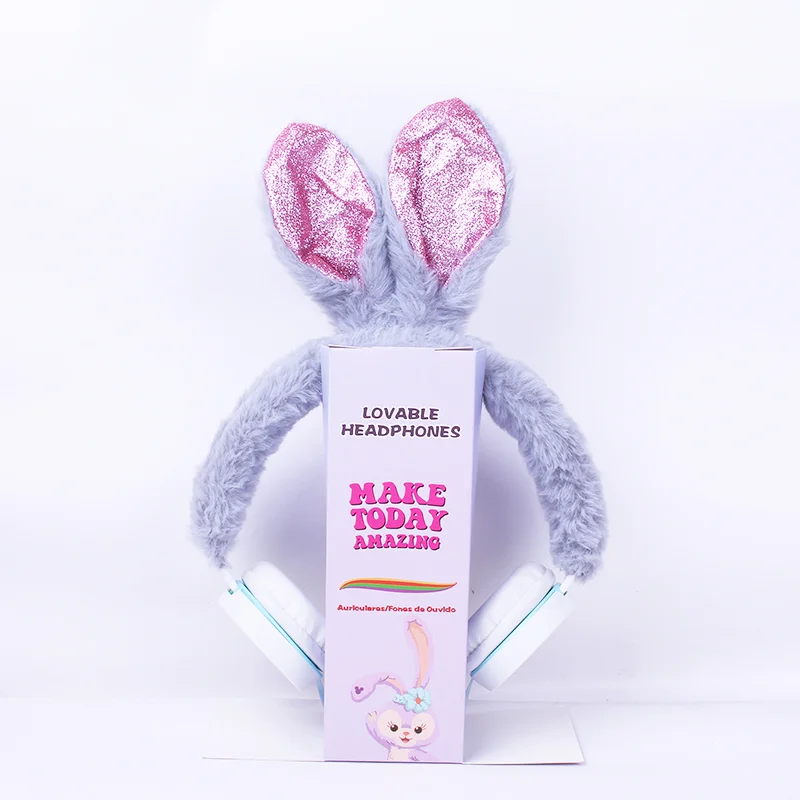 Fashionable cute Rabbit ears color headphones Cloudshopbd