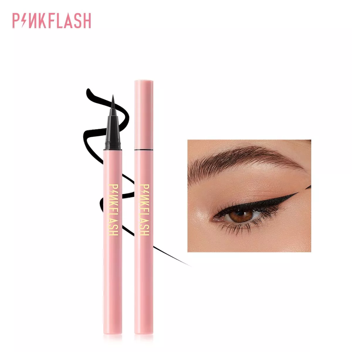 Focallure Pink Flash - E01 Lock All Day Eyeliner (Black) Cloud Shop Bd
