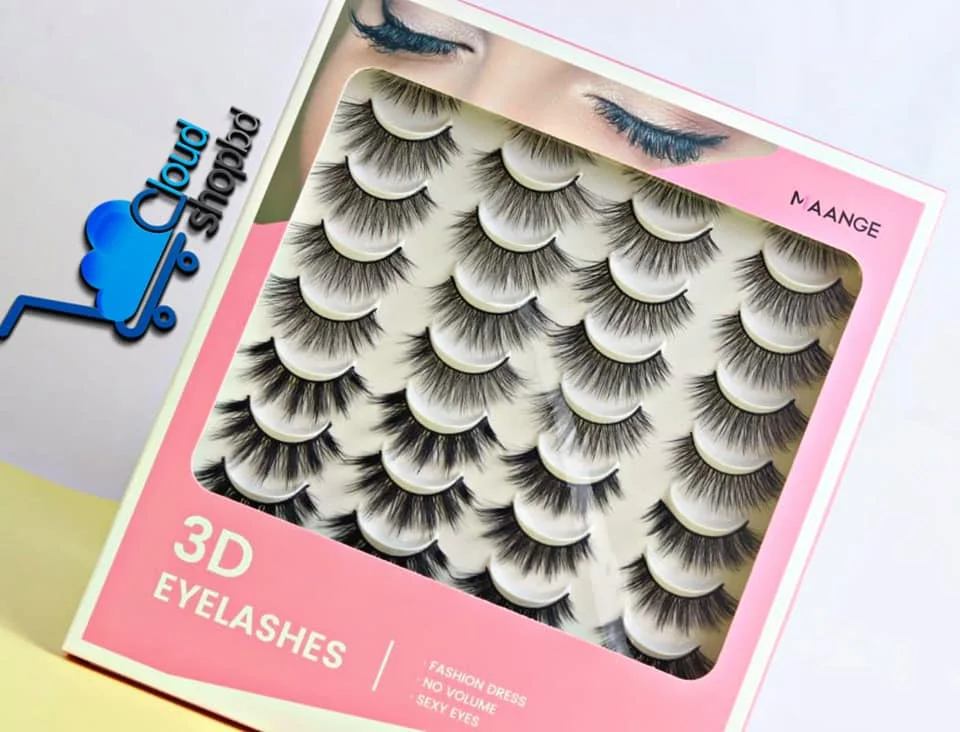 Maange 20 Pair 3D Eyelash Set cloudshopbd