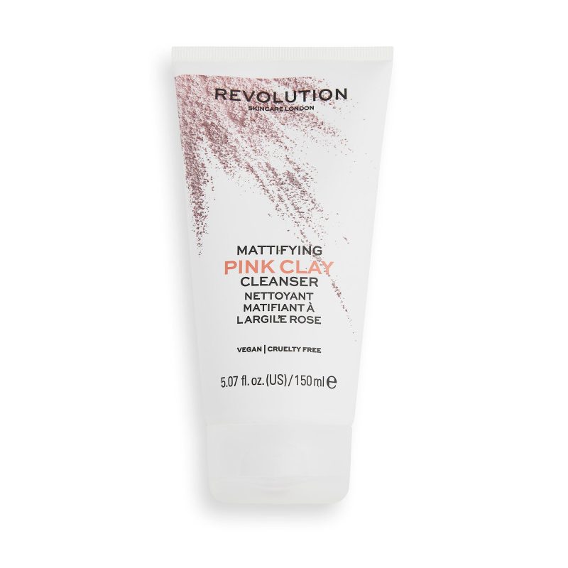 Revolution Skincare Pink Clay Mattifying Mud to Foam Cleanser 150ml
