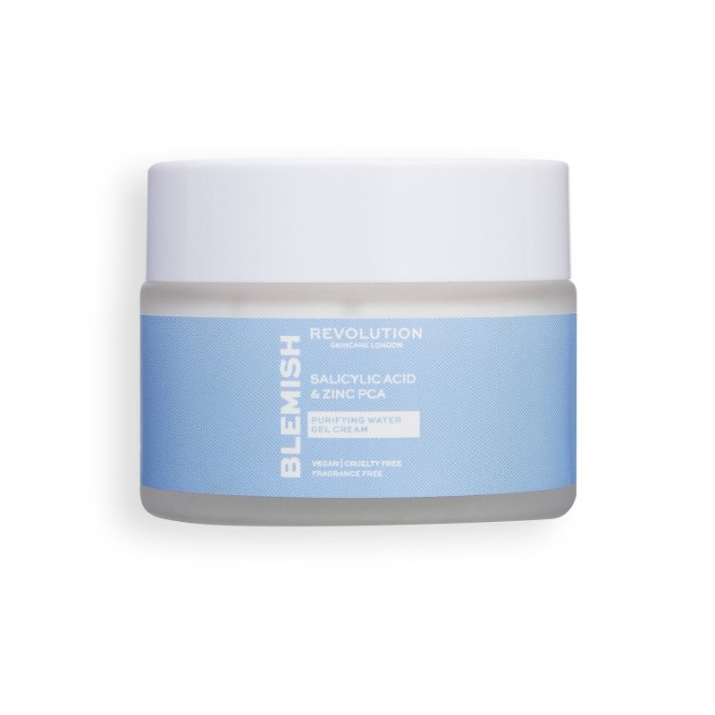 Revolution Skincare Salicylic Acid & Zinc PCA Purifying Water Gel Cream 50ml