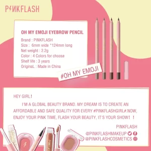 Pink flash Eyebrow pencil (2.2gm) Cloud shop bd