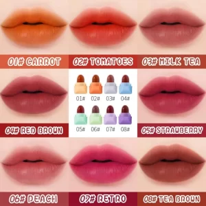 Derol Little Monster Capsule Lipstick Set (8pcs) Cloud shop bd