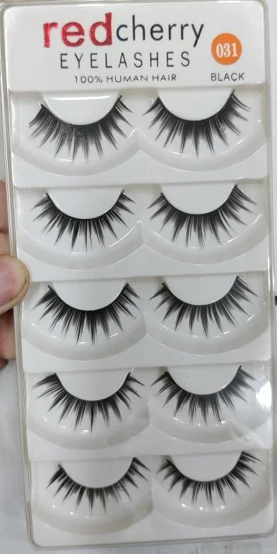 Red Cherry 5 Pair False Eyelashes - 031cloud shop bd