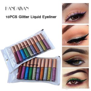 Handaiyan 10 Color Glitter Liquid Eyeliner cloud shop bd