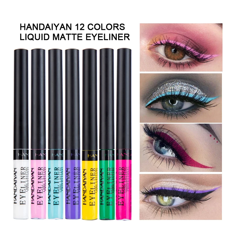 Handaiyan 12 Colors Liquid Matte Eyeliner Set ( 120gm) Cloud shop bd
