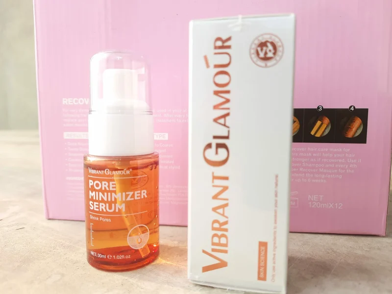 vibrant glamour pore minimizer serum