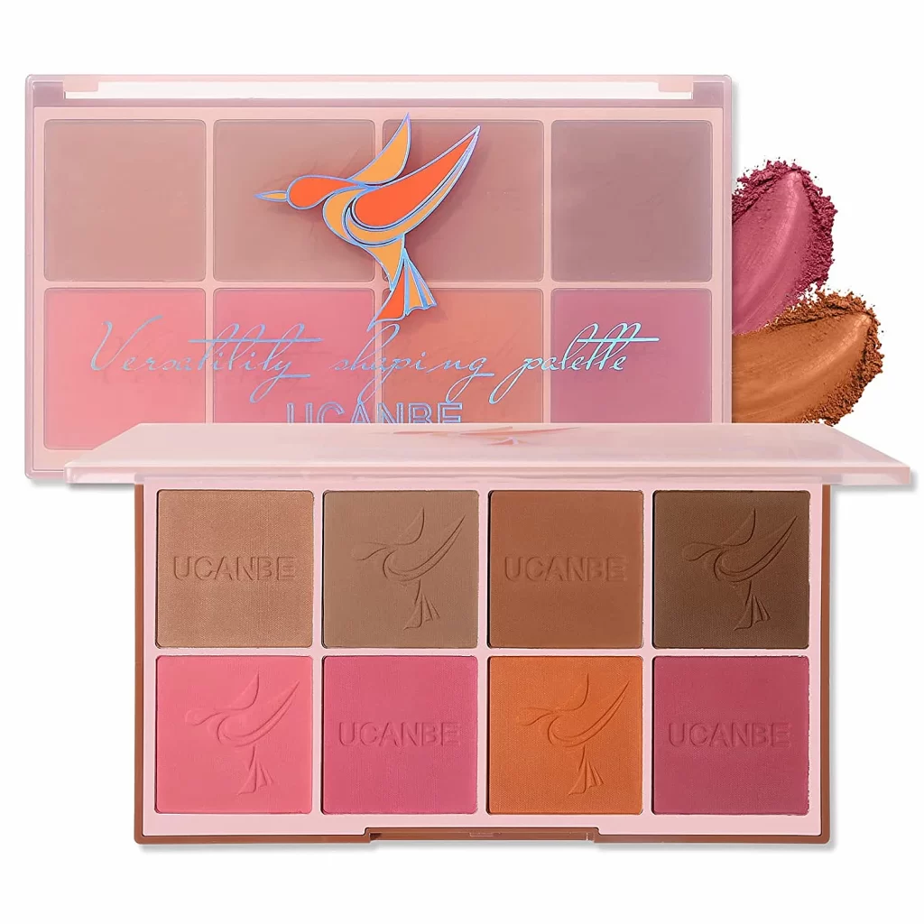 UCANBE Versatility Shaping 8 Color Blush Contour Palette Cloud shop bd