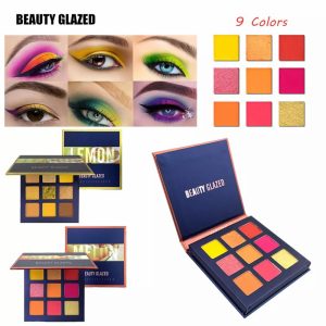 9 Colors Beauty Glazed Neon Eyeshadow Pallete