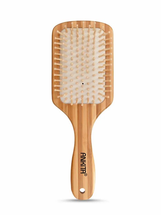 Ankita Wooden Hair Brush With Nylon Bristle (A-23) 8906025916420