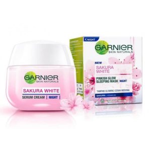 Garnier Sakura White Pinkish Glow Sleeping Mask Sakura+Vitamin B3