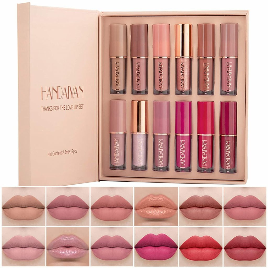 Buy Handaiyan 12 Color Matte Liquid Lipstick Set Long Lasting Smudge Proof Online From 4339