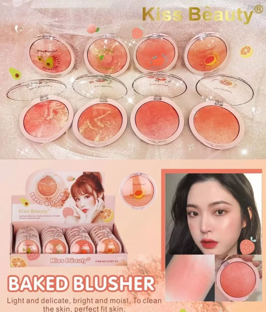 Kiss Beauty Baked Blusher with Fruit Flavors