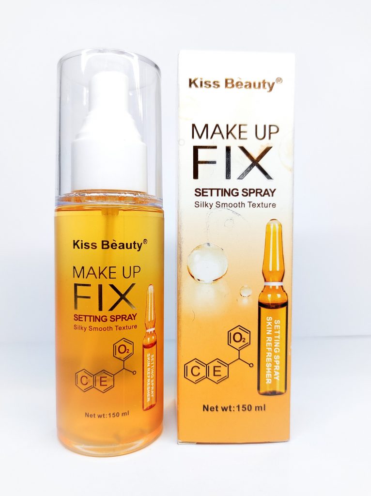 Kiss Beauty Makeup Fix Setting Spray Silky Smooth Texture