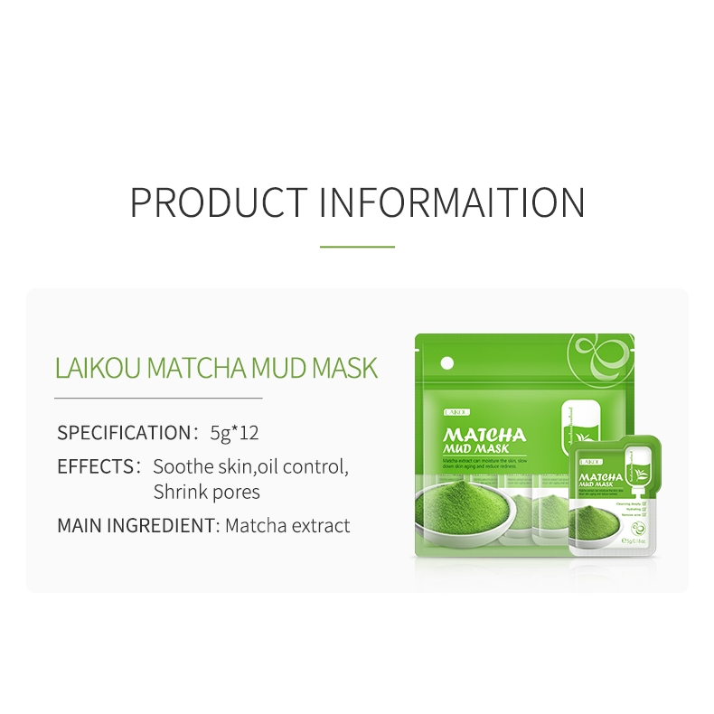 Buy Laikou Matcha Mud Mask Online From - CloudShopBD.com