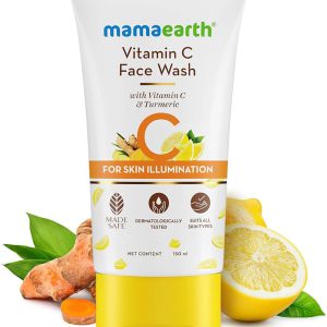 Mama Earth vitamin C face wash with turmeric (100ml) Cloud Shop BD