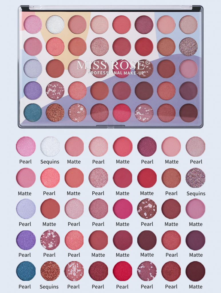 Miss Rose 40 color eyeshadows palette