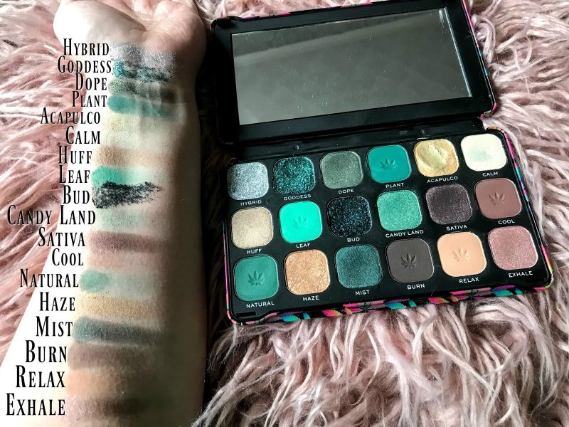 Revolution Forever Flawless Chilled With Cannabis Sativa Palette