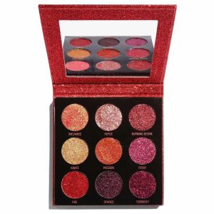 Revolution Pressed Glitter Eyeshadow Palette Hot Pursuit