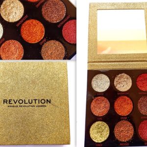 Revolution Pressed Glitter Palette Midas touch