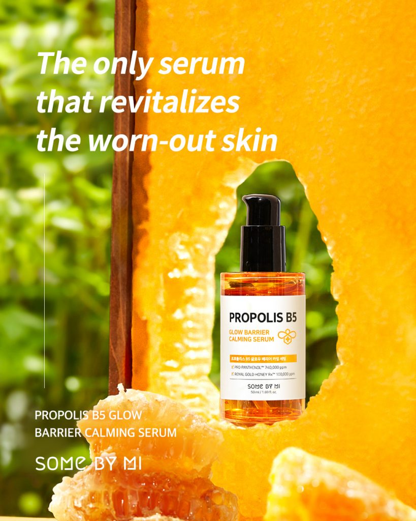 Some By Mi Propolis B5 Glow Barrier Calming Serum- 50ml