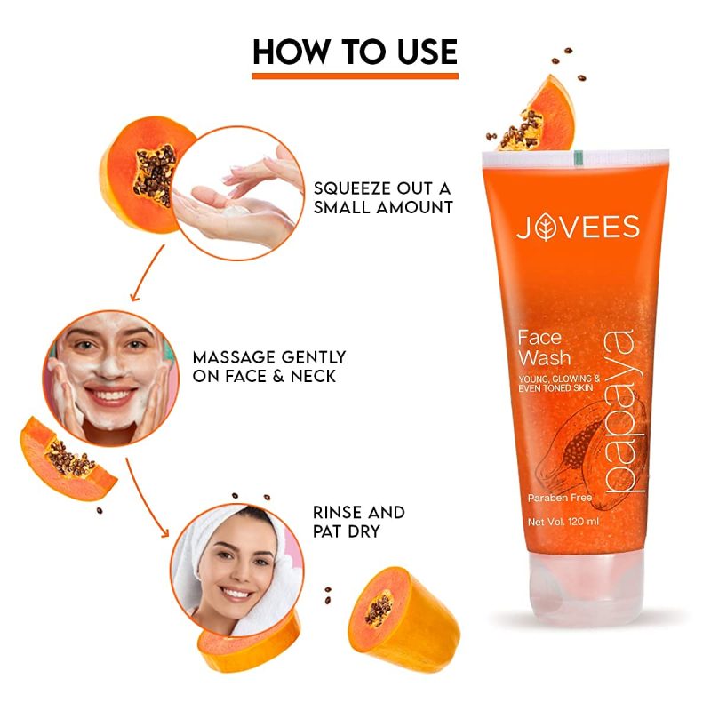 Jovees papaya Face Wash 120ml Cloud Shop BD