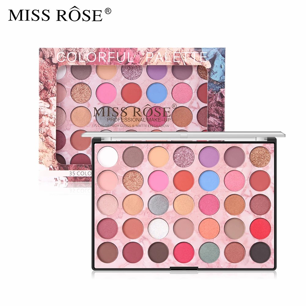 Miss Rose 35 Color High Gloss & Matte Eyeshadow Palette