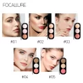 Focallure 3 Colors Blush & Highlighter Palette Cloud Shop BD