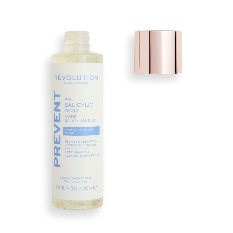 Revolution Skincare 2% Salicylic Acid BHA Anti Blemish Liquid Exfoliant Toner 200ml